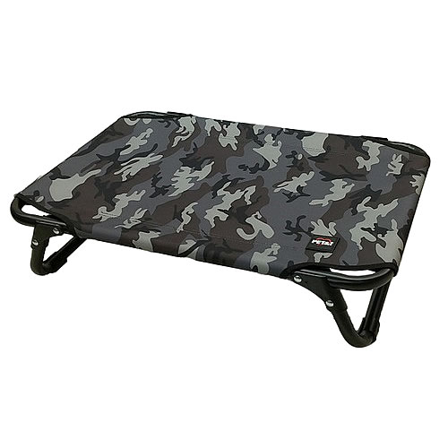 ペットアイ ペット用コット カモフラグレー S (1個) アウトドア ペットグッズ 犬用品