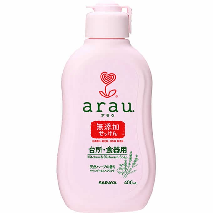 サラヤ アラウ 台所・食器用せっけん (400mL) 食器用洗剤 arau.