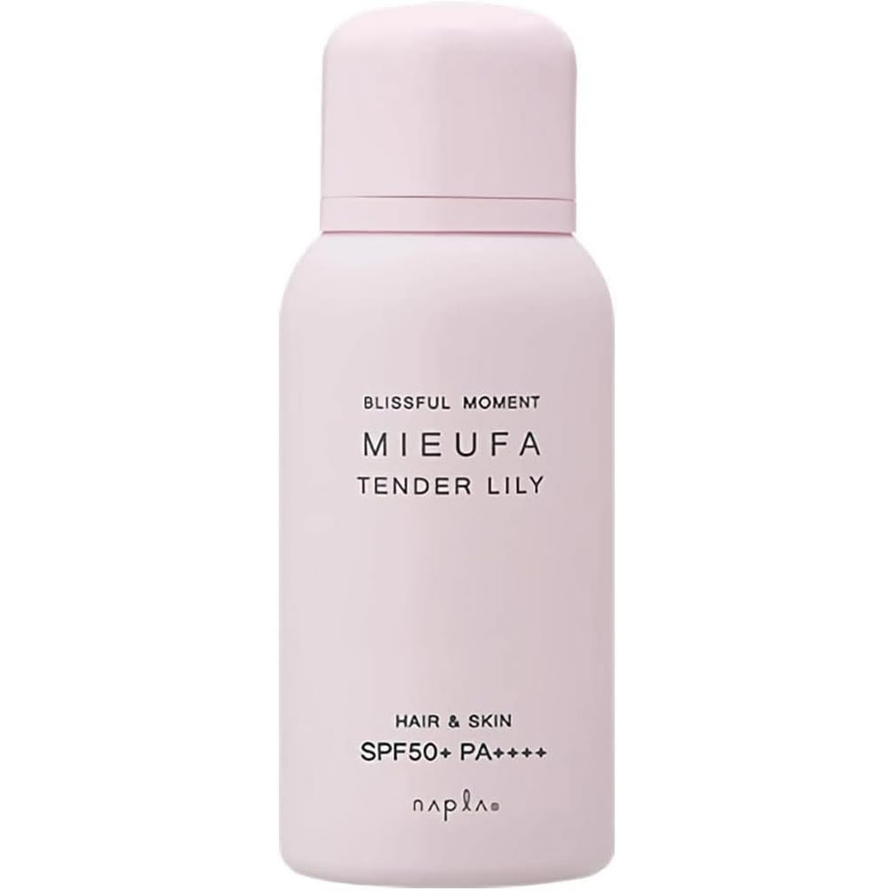 ナプラ ミーファ フレグランスUVスプレー テンダーリリィ SPF50+ PA++++ (80g) 日焼け止め