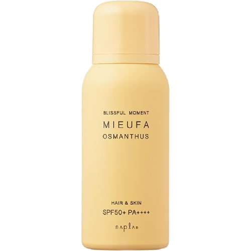 ナプラ ミーファ フレグランスUVスプレー オスマンサス SPF50+ PA++++ (80g) 日焼け止め