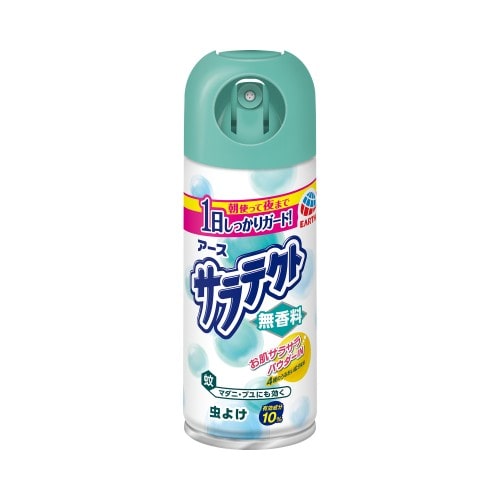 アース製薬 サラテクト 無香料 (100mL) 蚊 マダニ ブユ 虫除けスプレー 虫よけ パウダーインタイプ 【防除用医薬部外品】