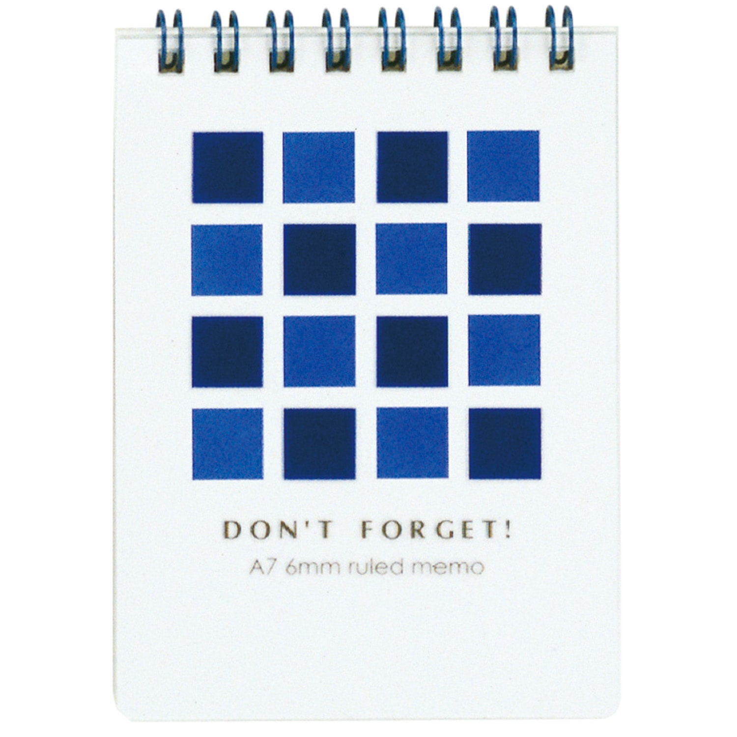 マルマン ドントフォゲット メモ A7 ブルー N594 (1冊) 6mm罫 ノート メモ帳