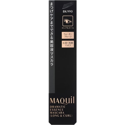 資生堂 マキアージュ ドラマティックエッセンスマスカラ ロング&カール BK990 リアルブラック (7g) マスカラ