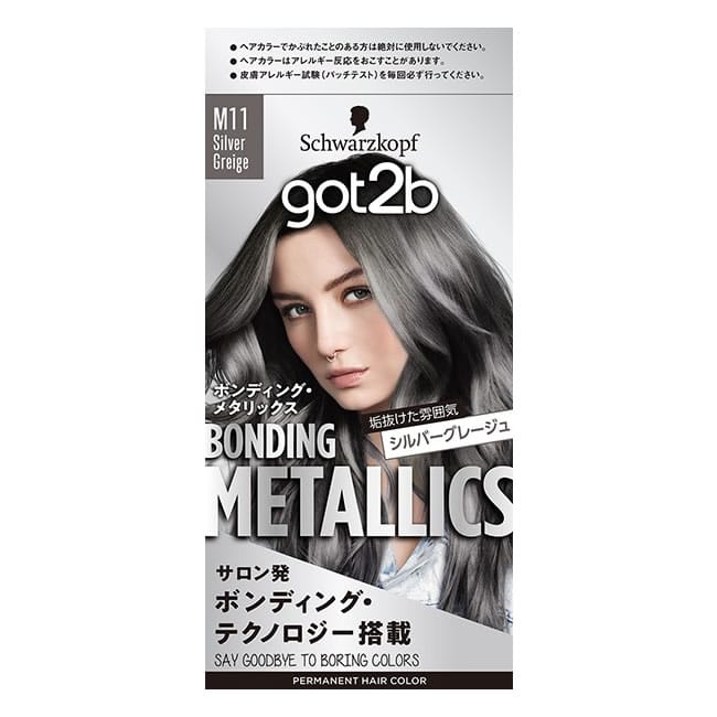 ヘンケルジャパン got2b ボンディング・メタリックス ヘアカラー M11 シルバーグレージュ (1セット) ゴットゥービー　【医薬部外品】