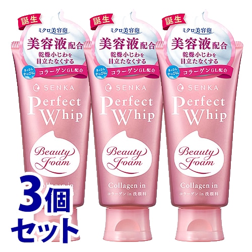《セット販売》 ファイントゥデイ 洗顔専科 パーフェクトホイップ コラーゲン in a (120g)×3個セット 洗顔フォーム