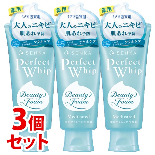 《セット販売》 ファイントゥデイ 洗顔専科 パーフェクトホイップ アクネケア (120g)×3個セット 洗顔フォーム 【医薬部外品】