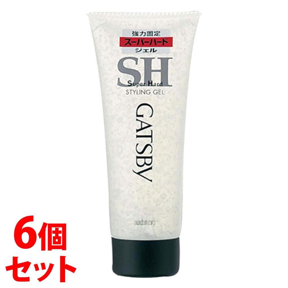 《セット販売》 マンダム ギャツビー スタイリングジェル スーパーハード (200g)×6個セット メンズヘアジェル