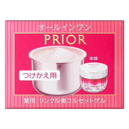 資生堂 プリオール 薬用 リンクル美コルセットゲル つけかえ用 (90g) 付け替え用 オールインワン PRIOR　【医薬部外品】