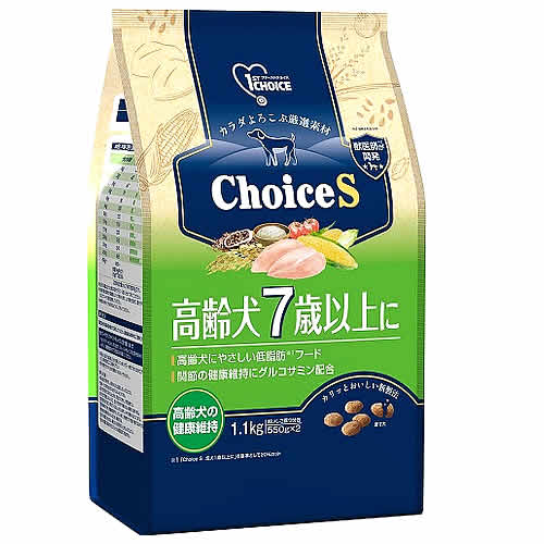 アースペット ファーストチョイス ChoiceS 高齢犬7歳以上に (1.1kg) ドッグフード