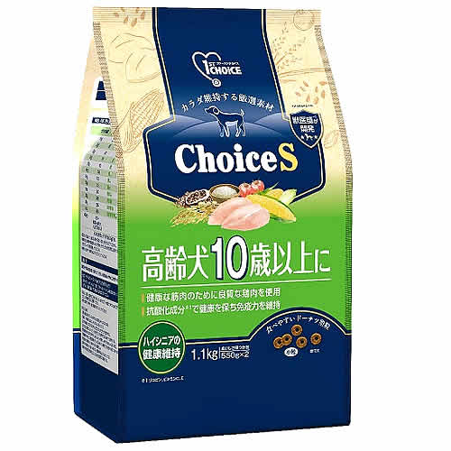 アースペット ファーストチョイス ChoiceS 高齢犬10歳以上に (1.1kg) ドッグフード
