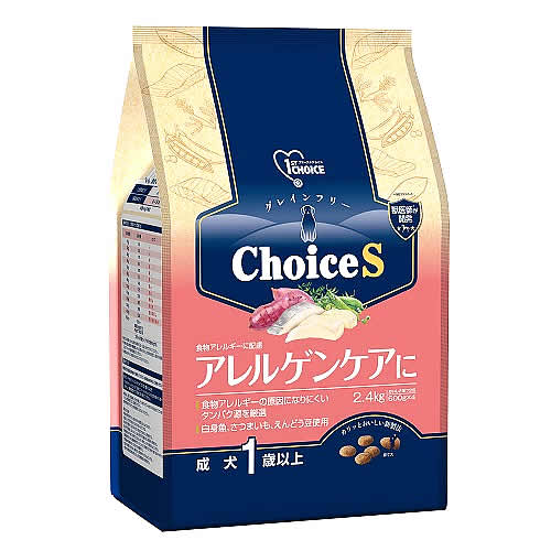 アースペット ファーストチョイス ChoiceS アレルゲンケアに 成犬1歳以上 (2.4kg) ドッグフード