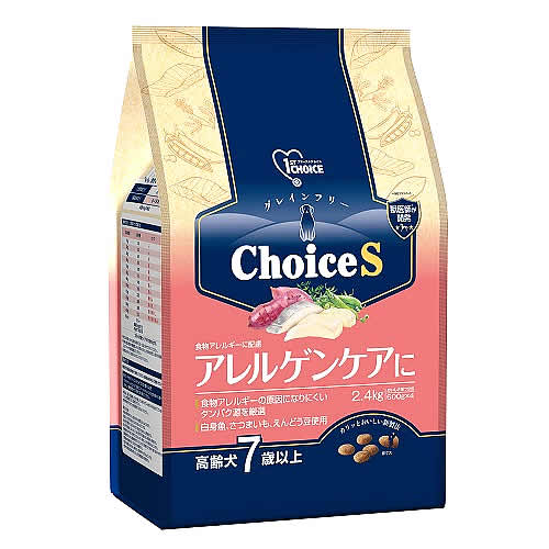 アースペット ファーストチョイス ChoiceS アレルゲンケアに 高齢犬7歳以上 (2.4kg) ドッグフード