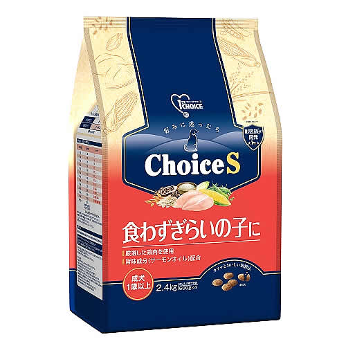 アースペット ファーストチョイス ChoiceS 食わずぎらいの子に 成犬1歳以上 (2.4kg) ドッグフード