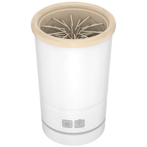 多摩電子工業 小型犬用 充電式 自動足洗い機 (1台) TPTS001W ペット用品