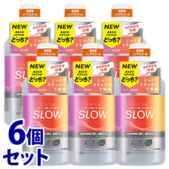 《セット販売》 ライオン OCH-TUNE マウスウォッシュ SLOW シルキーマイルドミント (600mL)×6個セット 洗口液 ノンアルコール オクチューン 【医薬部外品】
