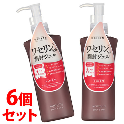 《セット販売》 黒龍堂 ハイスキン モイストジェルN (190g)×6個セット ボディ用ジェル 保湿液 からだ 顔用 ワセリン配合 HISKN
