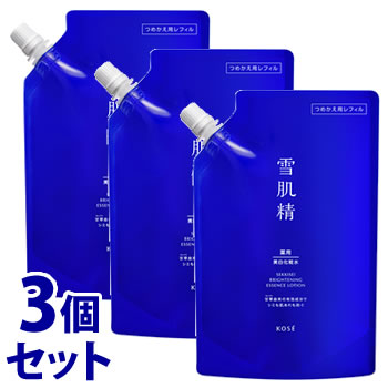 《セット販売》 コーセー 薬用 雪肌精 ブライトニング エッセンス ローション つめかえ用レフィル (310mL)×3個セット 詰め替え用 美白化粧水 SEKKISEI 【医薬部外品】