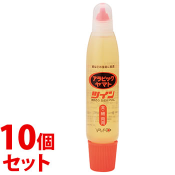 《セット販売》 ヤマト アラビックヤマト ツイン 液状のり NA-50T (50mL)×10個セット 太・細両用 糊