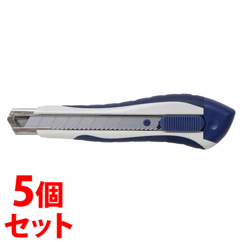 《セット販売》 プラス カッターナイフ L CU-005 (1個)×5個セット PLUS