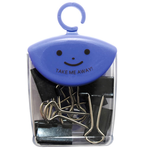 ミツヤ ダブルクリップ 19mm 黒 TM-71-BK (8個) ブラック クリップ