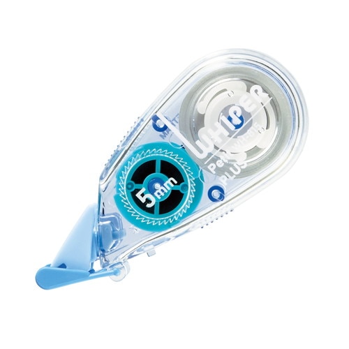 プラス 修正テープ ホワイパープチ 5mm ブルー WH-815 (1個) 幅5mm×長さ6m 使い切りタイプ PLUS