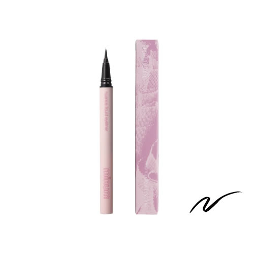 イデアル ミニュム ニュアンスリキッドアイライナー 01 ピュアブラック (0.55g) ウォータープルーフ minum