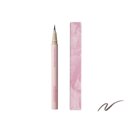 イデアル ミニュム ニュアンスリキッドアイライナー 02 グレージュ (0.55g) ウォータープルーフ minum