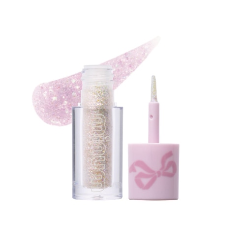 イデアル ミニュム バブグリッター 02 ひとめぼれのベイビーピンク (1.6g) 液体 アイシャドウ アイカラー minum