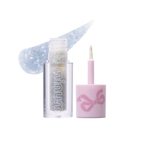 イデアル ミニュム バブグリッター 04 乙女心なフェアリーブルー (1.6g) 液体 アイシャドウ アイカラー minum