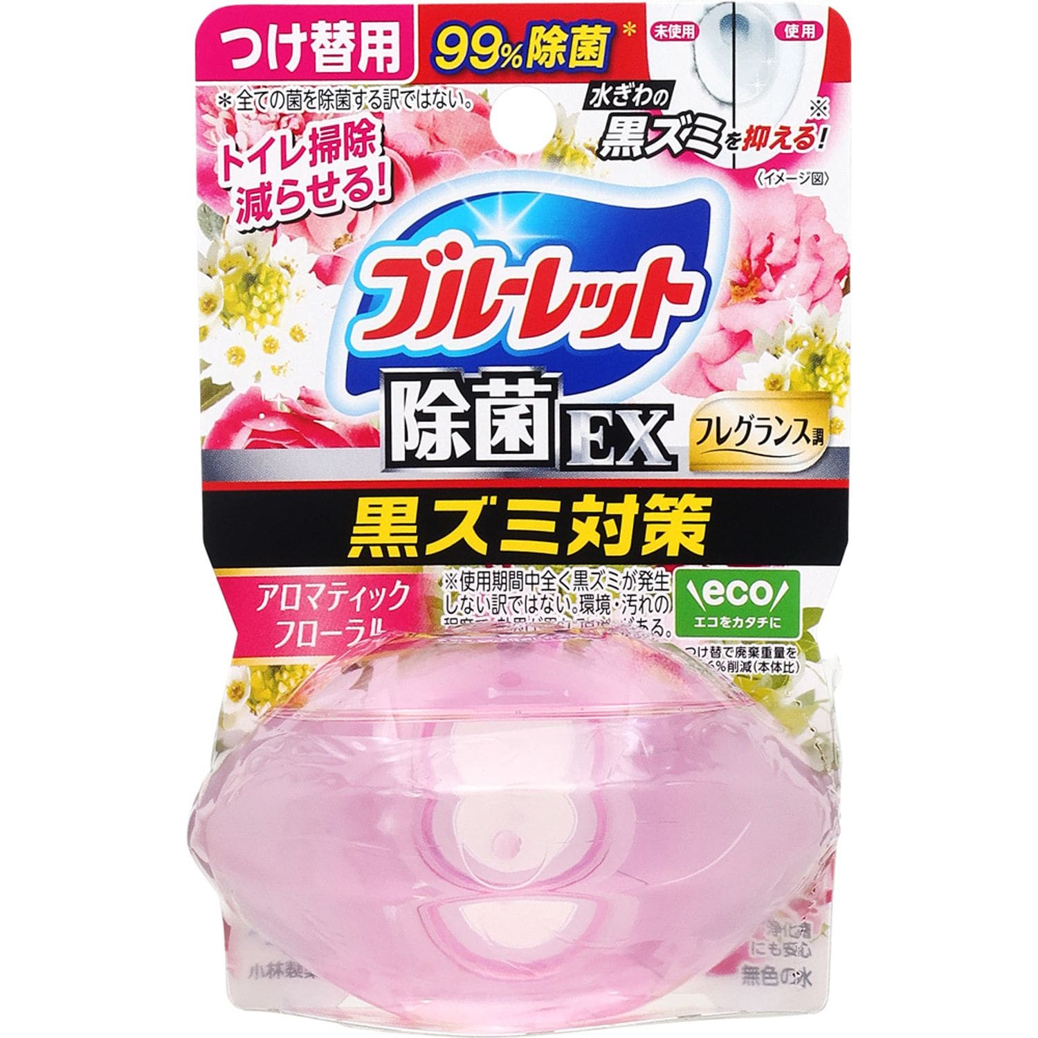 小林製薬 液体ブルーレットおくだけ 除菌EX フレグランス アロマティックフローラル つけかえ用 (67mL) 付け替え用 水洗トイレ用 芳香洗浄剤 トイレ用合成洗剤