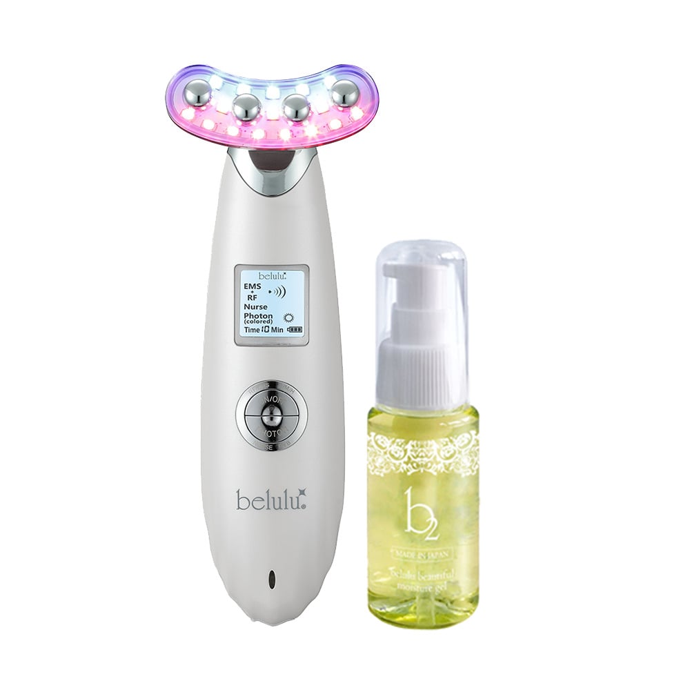 ビューティフルエンジェル 美ルル リバース 多機能美顔器 KRD1033N-WT イノセントホワイト (1台) belulu 美顔器