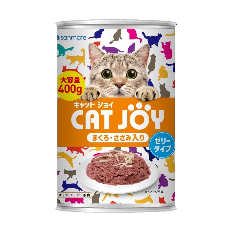 サンメイト CAT JOY まぐろ・ささみ入り (400g) キャットフード キャットジョイ