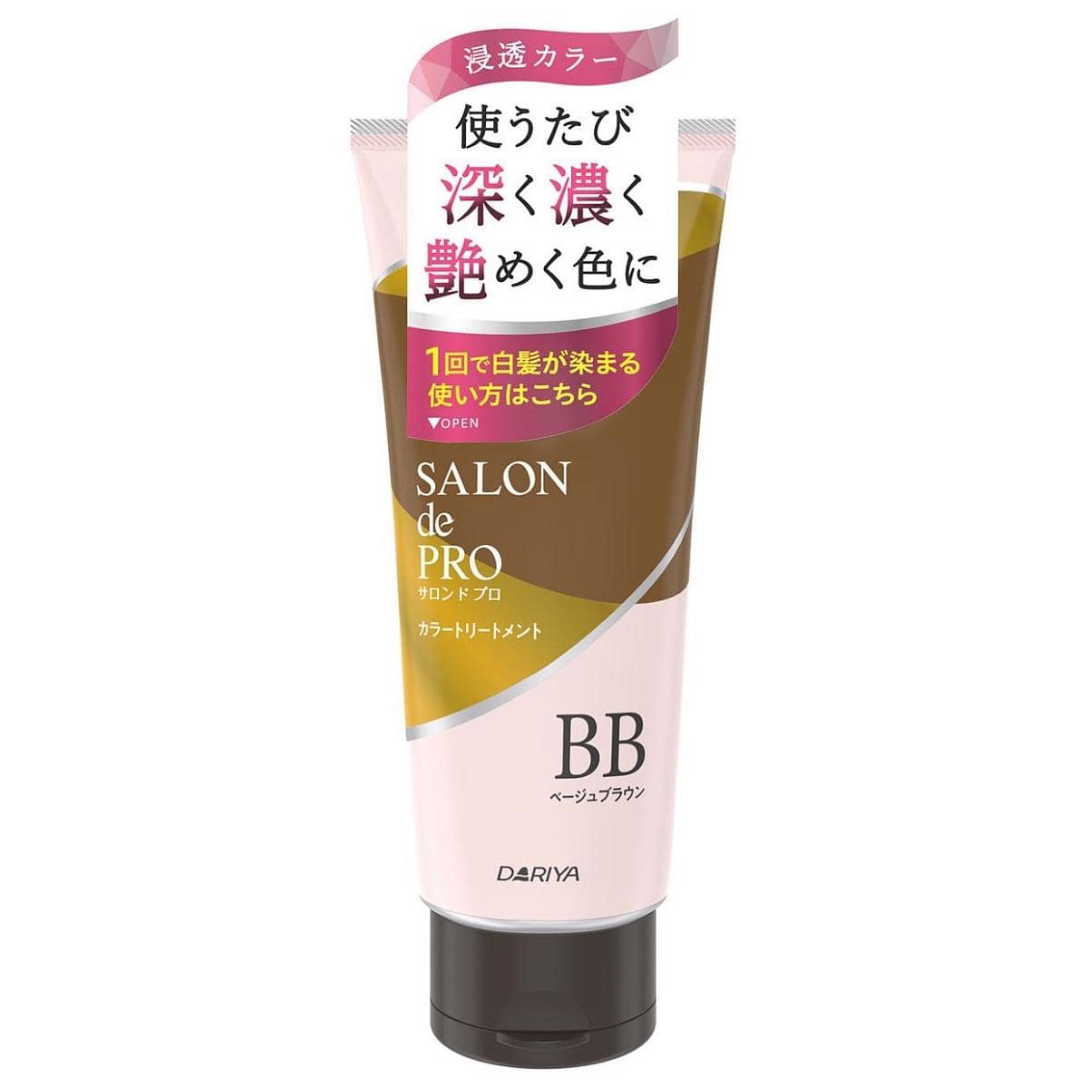 ダリヤ サロンドプロ カラートリートメント ベージュブラウン (180g) 女性用 白髪ケア