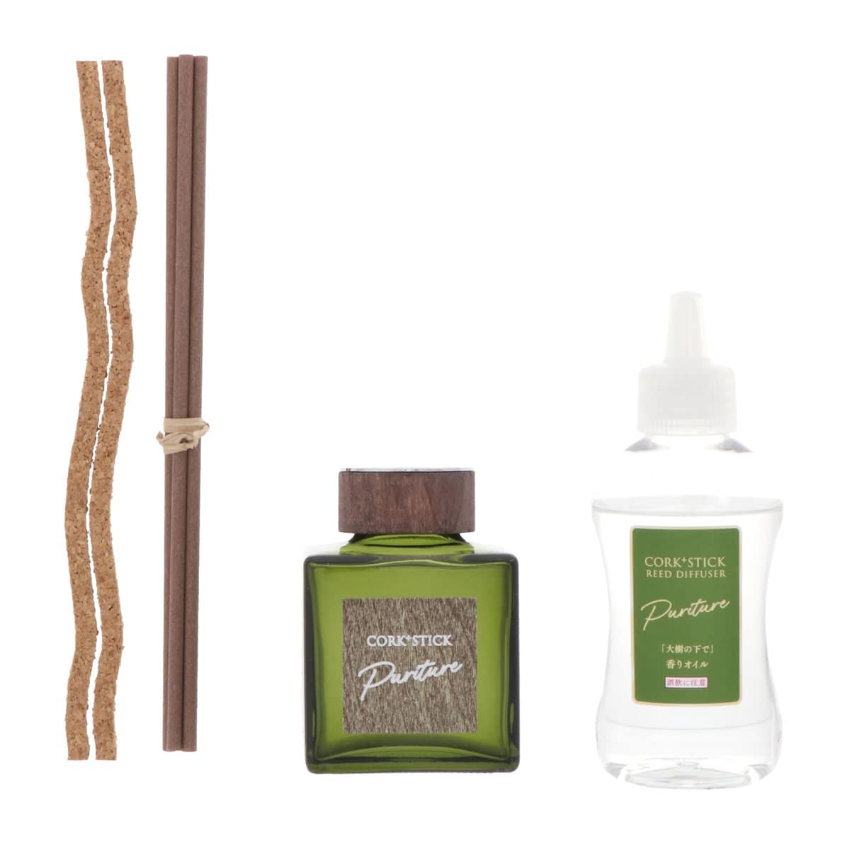 アース製薬 スッキーリ！ コルクスティック ピュリチャー 大樹の下で (100mL) 芳香剤 Sukki-ri! CORK+STICK Puriture