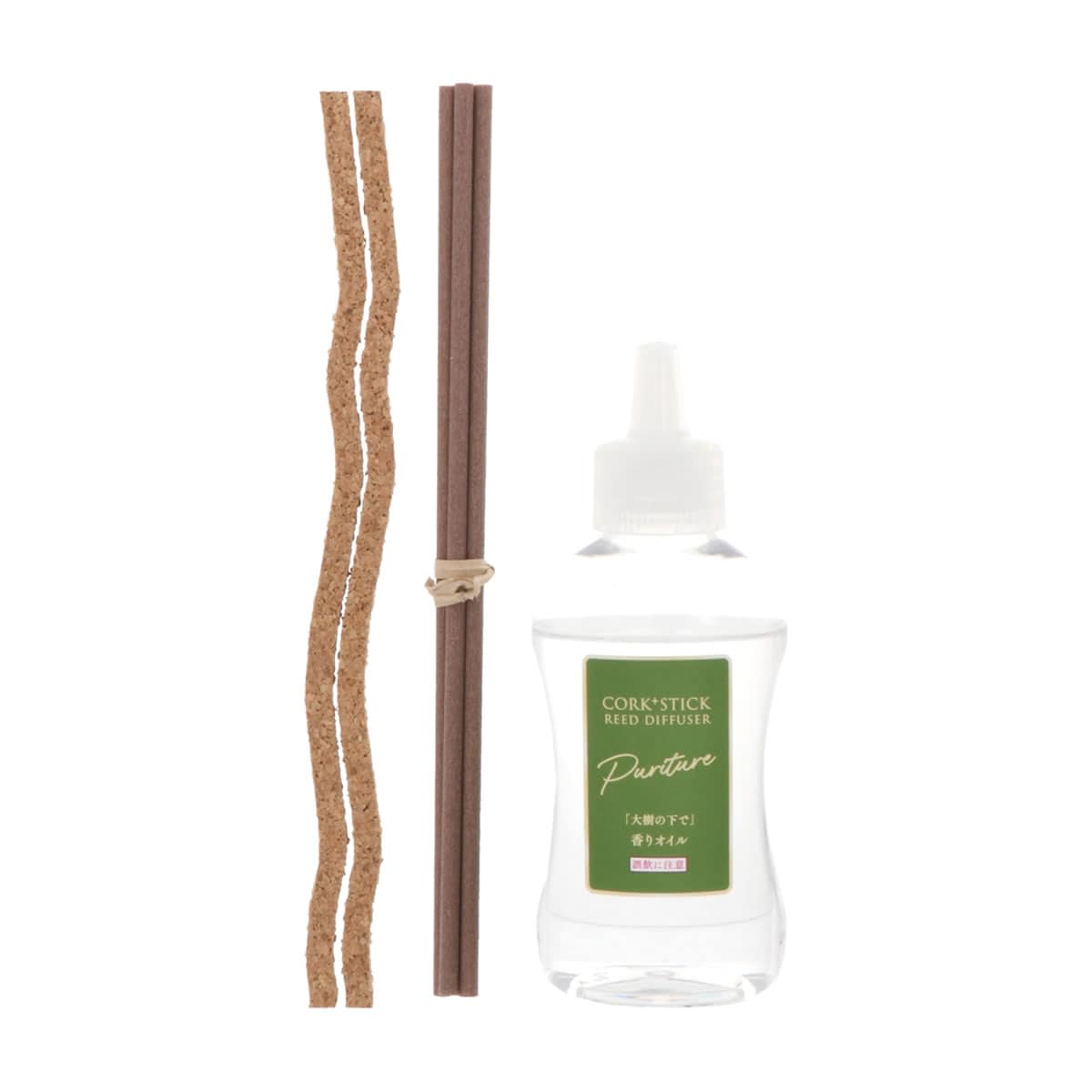 アース製薬 スッキーリ！ コルクスティック ピュリチャー 大樹の下で つめかえ用 (100mL) 詰め替え用 芳香剤 Sukki-ri! CORK+STICK Puriture