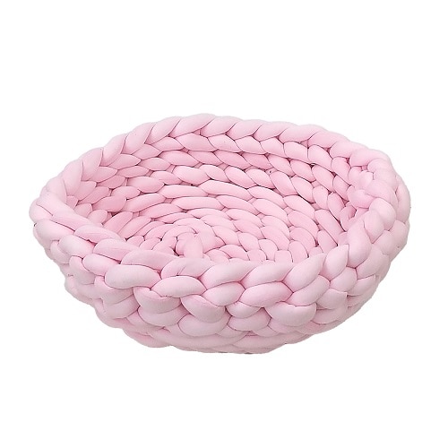 ペットアイ ペット用 あみあみベッド ピンク (1個) 犬猫用 寝具 ベッド クッション 座布団