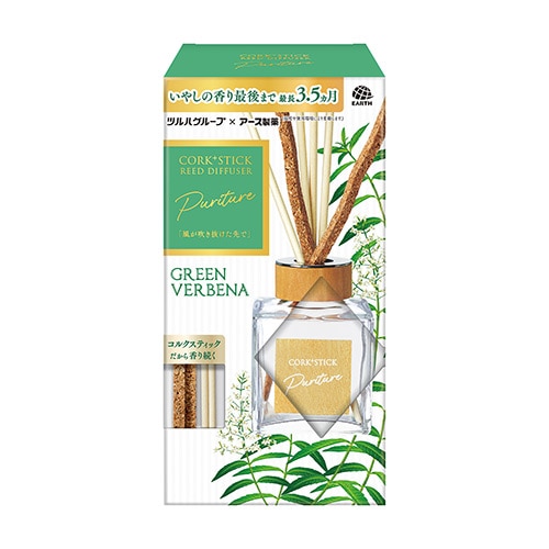 ※ツルハグループ限定※　アース製薬 スッキーリ！ コルクスティック ピュリチャー 風が吹き抜けた先で (100mL) 芳香剤 Sukki-ri! CORK+STICK Puriture