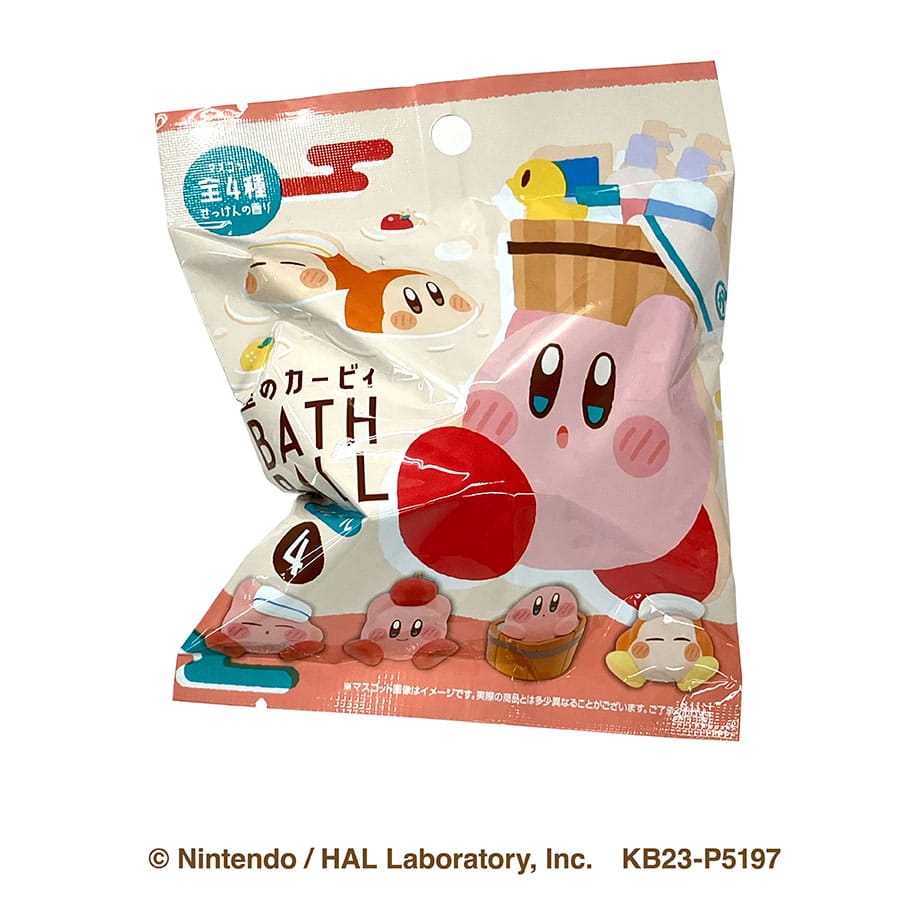 星のカービィ バスボール4 (1個) マスコット入り 入浴剤