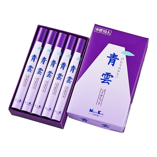 日本香堂 青雲バイオレット (約19g×10把) 線香