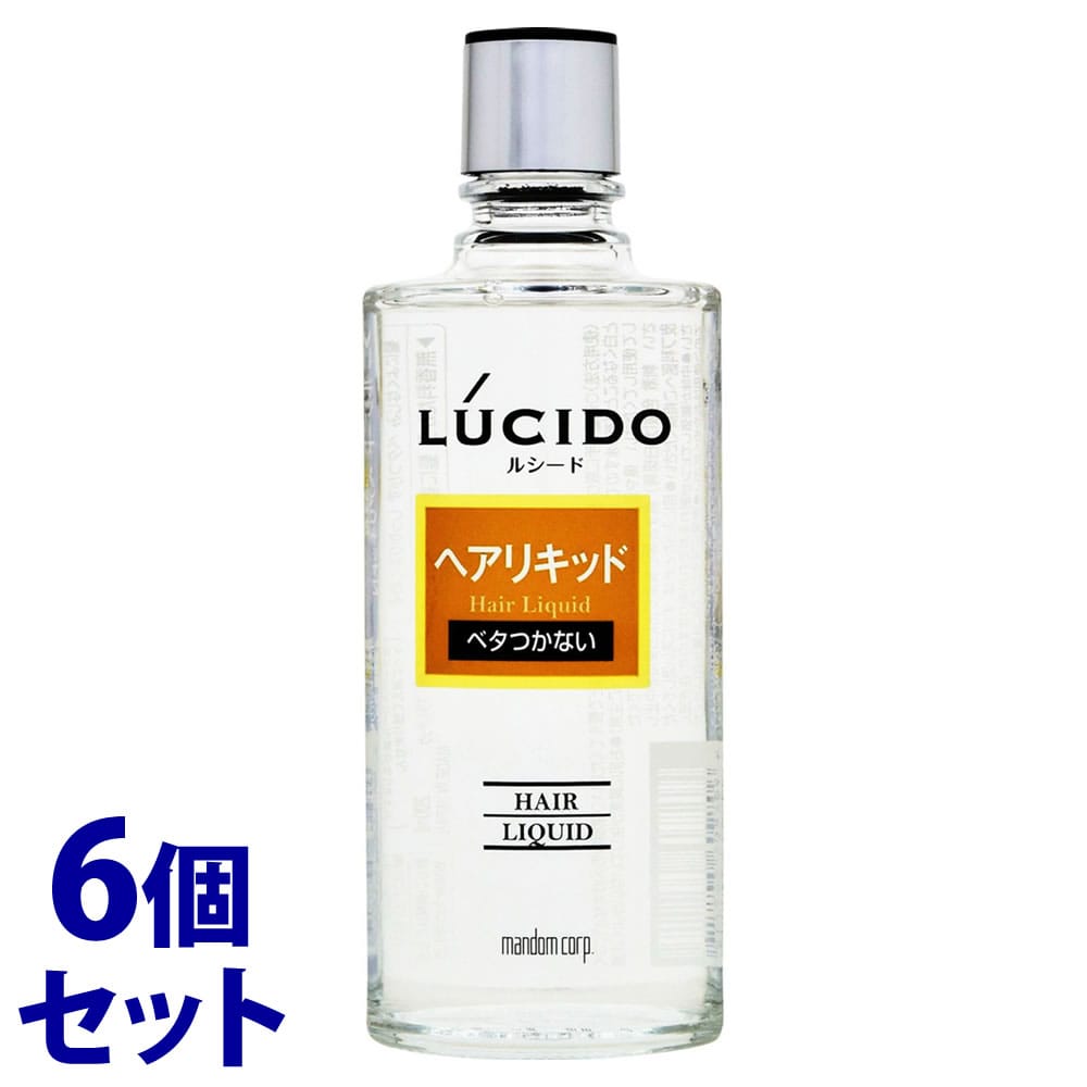 《セット販売》　マンダム ルシード ヘアリキッド (200mL)×6個セット メンズヘアスタイリング