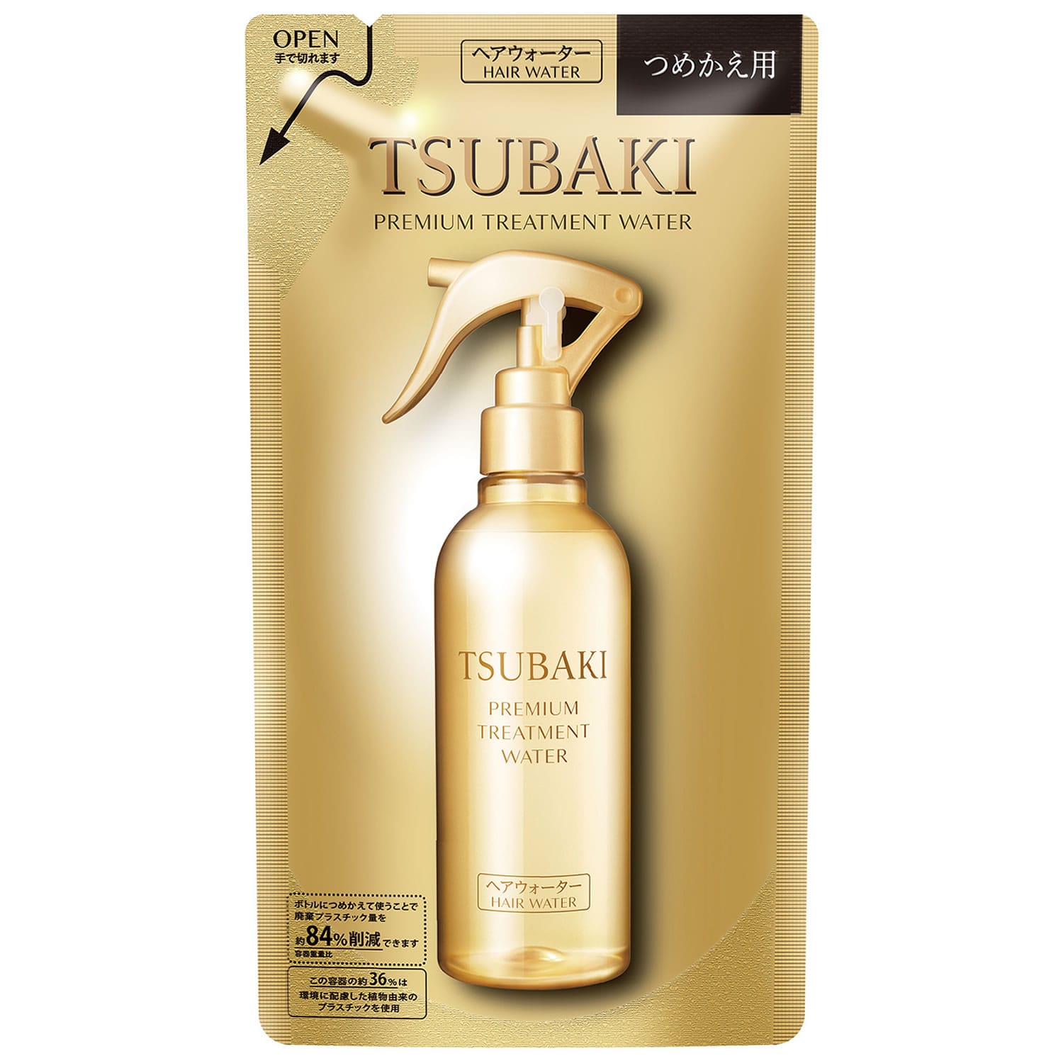 ファイントゥデイ TSUBAKI ツバキ プレミアム トリートメントウォーター ヘアウォーター つめかえ用 (200mL) 詰め替え用 洗い流さないトリートメント アウトバストリートメント