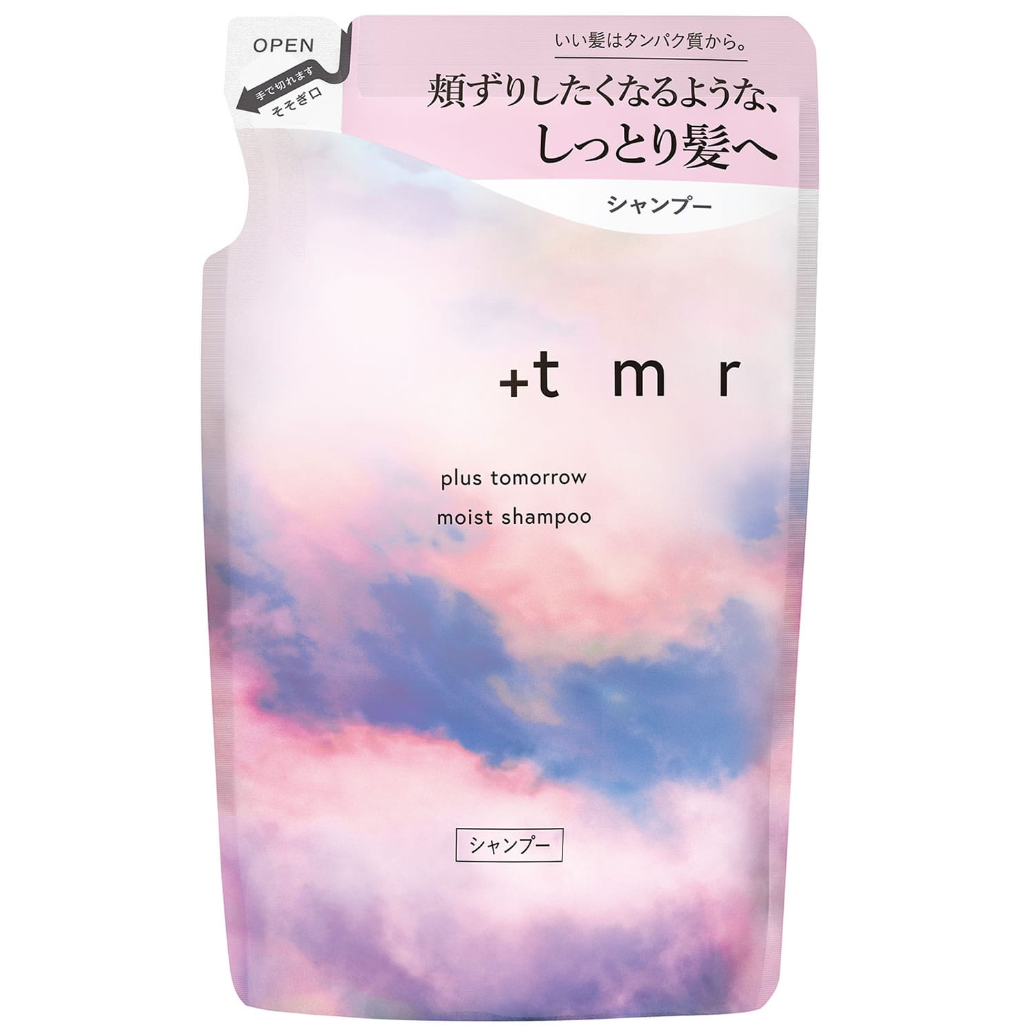 ファイントゥデイ +tmr プラストゥモロー モイスト シャンプー つめかえ用 (400mL) 詰め替え用