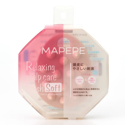 シャンティ マペペ リラクシング スカルプケアブラシ ソフト (1個) シャンプーブラシ スカルプブラシ