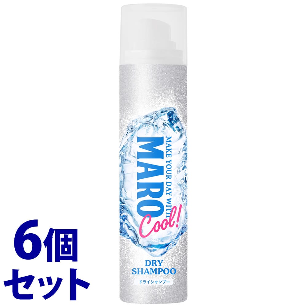 《セット販売》 ストーリア MARO マーロ ドライシャンプー 爽快クール ブルーシトラスの香り (95g)×6個セット 水のいらないシャンプー 防災 備蓄