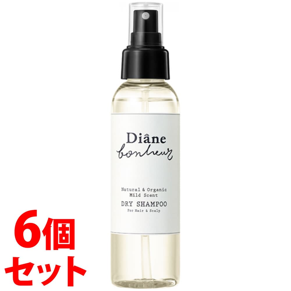 《セット販売》 モイストダイアン ダイアンボヌール ドライシャンプー 微香 (120mL)×6個セット 水のいらないシャンプー 防災 備蓄
