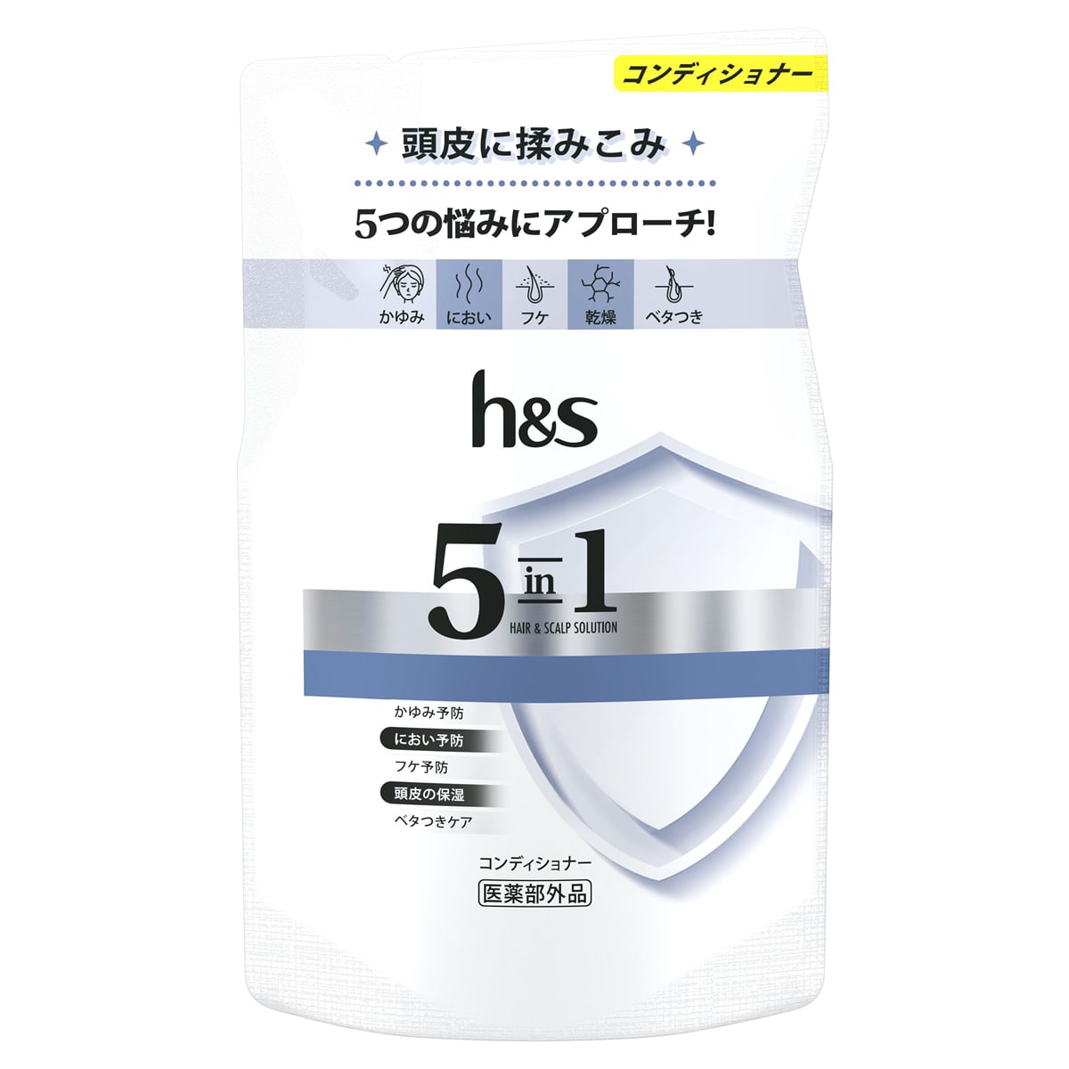 P&G エイチアンドエス 5in1 コンディショナー つめかえ用 (290g) 詰め替え用 h&s 【医薬部外品】 【P&G】