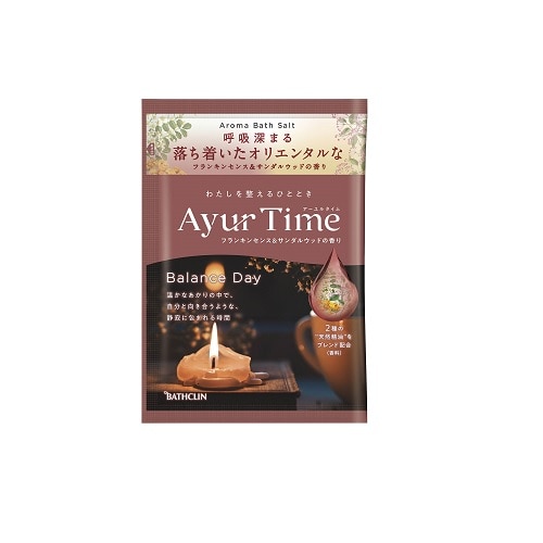 バスクリン アーユルタイム バランスデイ 1回分 (40g) バスソルト 入浴剤