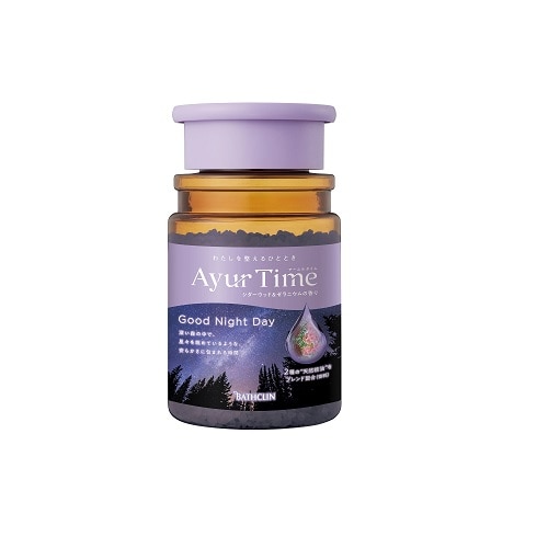 バスクリン アーユルタイム グッドナイトデイ ボトル (520g) バスソルト 入浴剤