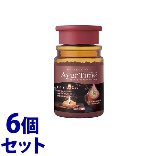 《セット販売》 バスクリン アーユルタイム バランスデイ ボトル (520g)×6個セット バスソルト 入浴剤