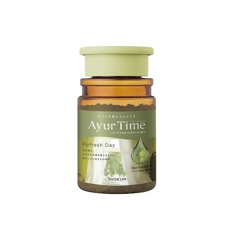 バスクリン アーユルタイム リフレッシュデイ ボトル (520g) バスソルト 入浴剤